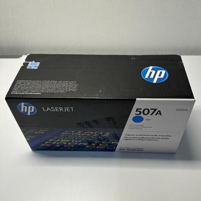 HP 507A CYAN CE401A Green Print Supplies