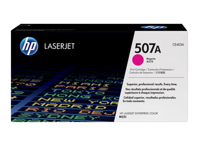 CE403A - Cartouche de toner magenta d'origine HP 507A LaserJet