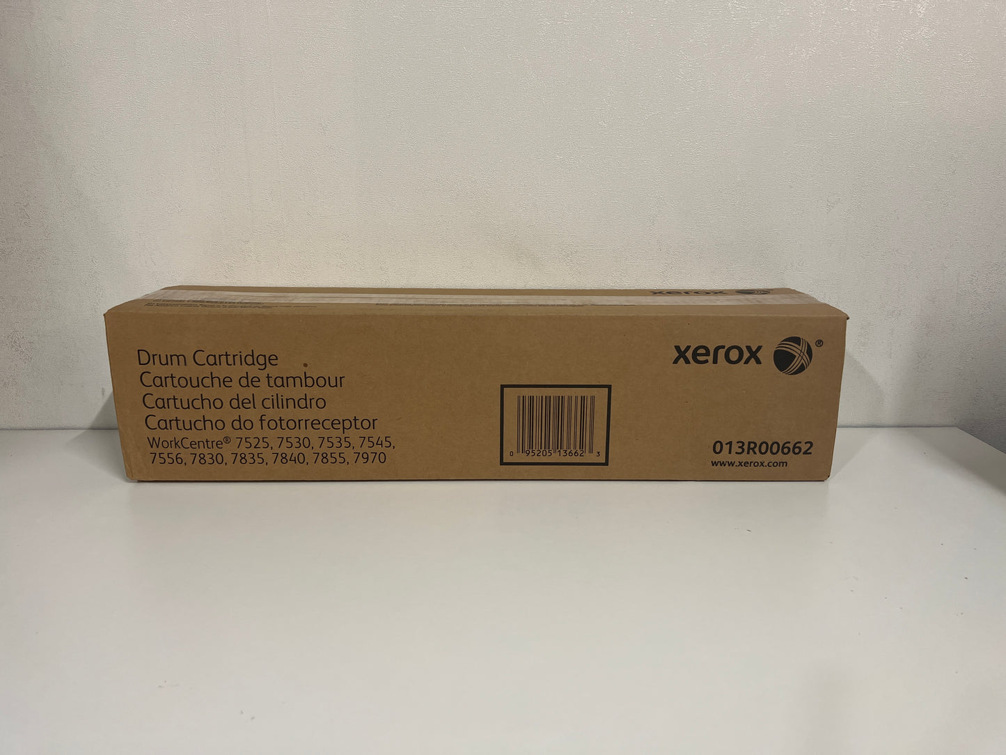 Cartouche de tambour d'origine Xerox 013R00662 (125 000 pages) - Compatible avec WorkCentre 7525, 7530, 7535, 7545, 7556, 7830, 7835, 7845, 7855, 7970