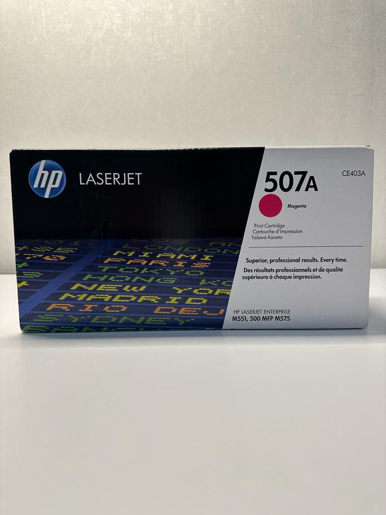 CE403A - Cartouche de toner magenta d'origine HP 507A LaserJet