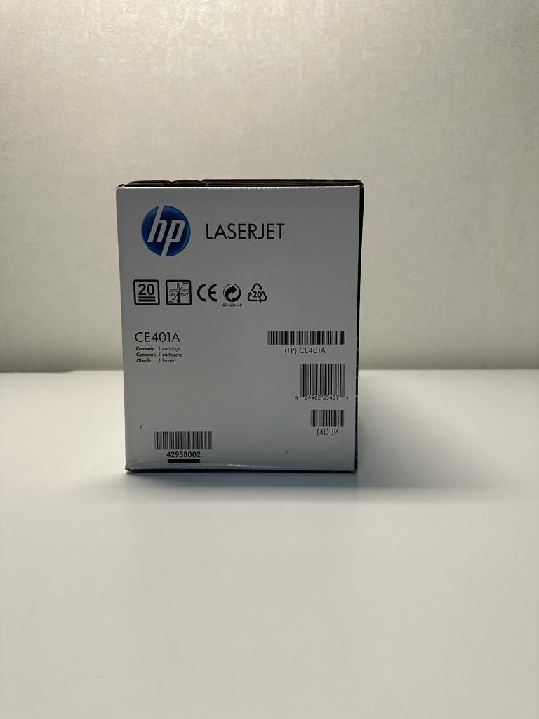 CE401A - Cartouche de toner laser cyan d'origine HP 507A