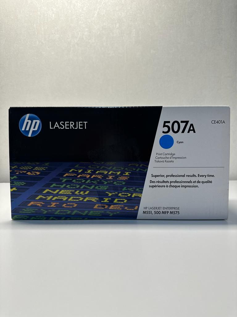 CE401A - Cartouche de toner laser cyan d'origine HP 507A