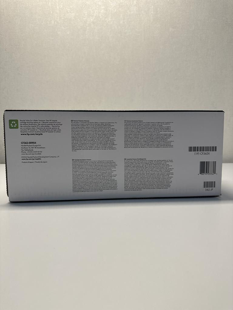 CF362X - Cartouche de toner HP 508X LaserJet jaune d'origine à haut rendement